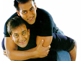 Slipping Salman hooks up on friends