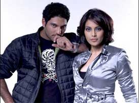 Bipasha and Yuvraj's day out
