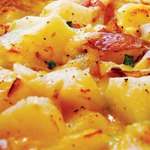 Potatoes in coconut milk