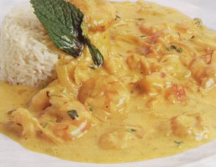 Saffron Seafood Bisque 