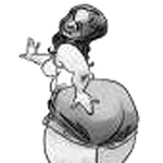Female butt inspires ‘The Big Butt Book’!