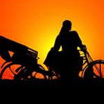 A rickshaw puller and an author of four books