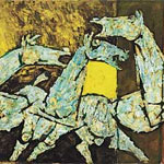Husain paintings fetch USD 4.2 mn at Christie's auction