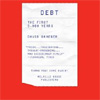 Cycle of commerce and debt on weekend book pile