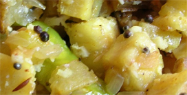 Recipe: Kacche kele ki sabzi