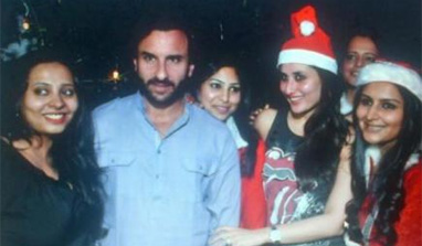 Kareena and Saif usher in Christmas with close friends!