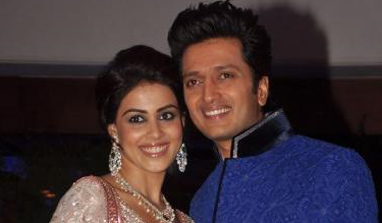 Wishes pour in for Riteish and Genelia!
