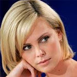 Charlize Theron unhappy without her golden tresses
