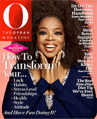 Oprah Winfrey reveals natural hair on mag cover (Pic Inside)