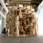 Future of community culture in plywood grid boxes