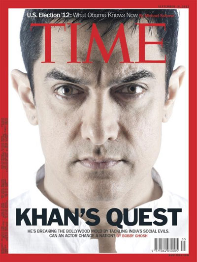 Aamir Khan’s ‘Satyamev Jayate’ takes him to the cover of Time Magazine