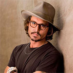Johnny Depp performs with Aerosmith
