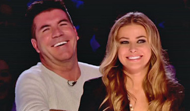 Carmen Electra not dating Simon Cowell