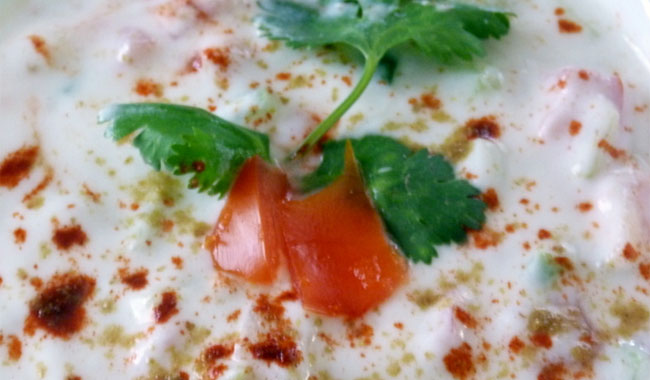 Recipe: Vegetable raita