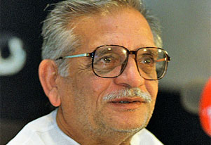Gulzar in Lahore on a private visit