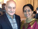Anupam Kher at Oscar Nomination Party