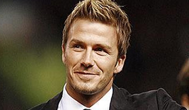 David Beckham takes French lessons