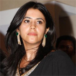 Ekta Kapoor taking part in `Daayan Mukti Yagna` at Maha Kumbh
