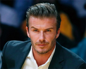 David Beckham attends signing for undies brand in Berlin