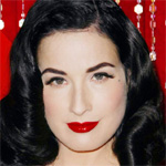 Dita Von Teese strips down to glittery undies for new music video