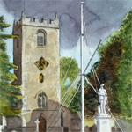 British monuments on display in watercolours at Kolkata