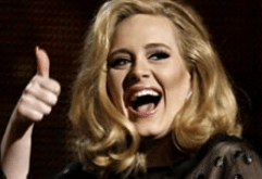 Adele undergoing photo-healing therapy